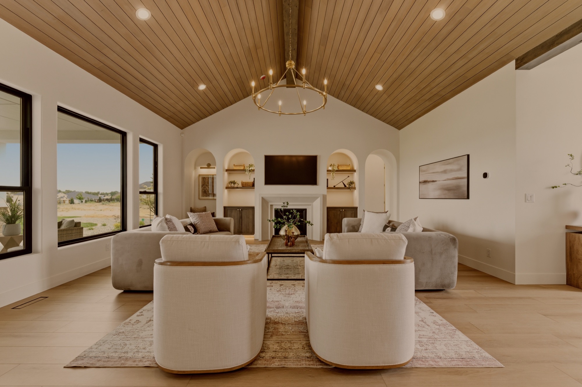 Professionally presented living room